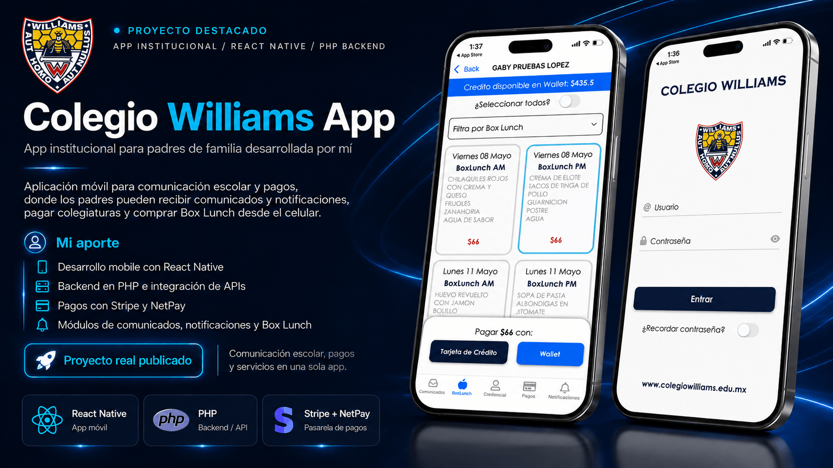 Colegio Williams App